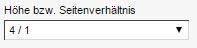 Google-Maps Element Variante 0 mit Auswahl für Höhe bzw. Seitenverhältnis
