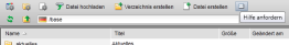 Dateiexplorer / Verzeichnisansicht - Eigener Button (z.B. Mail-Symbol)