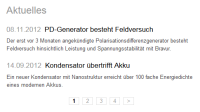Liste mit Pagination