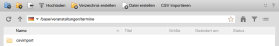Dateiexplorer: Verzeichnisfunktionen mit CSV-Import