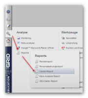 Weblication® Panel - Cache-Report
