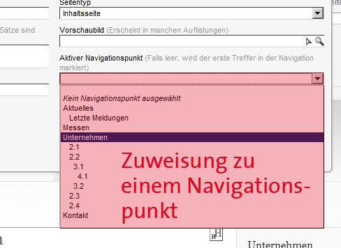 Dateibearbeitung - Aktiver Navigationszustand